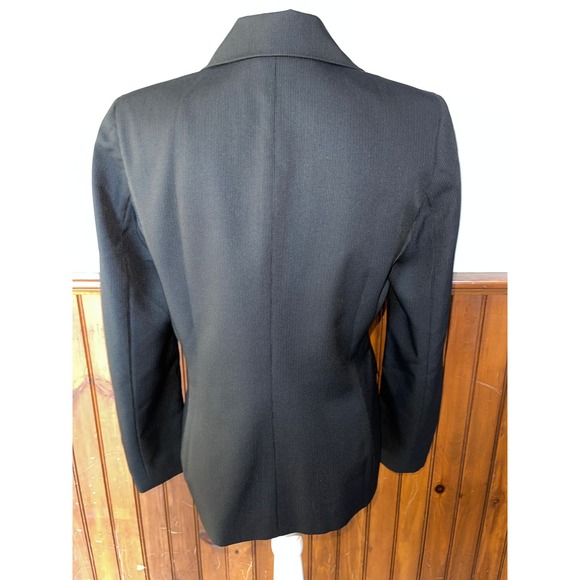 Womens Evan-Picone Suit Blazer Gray Single Button Lined Size 6 - Picture 4 of 6